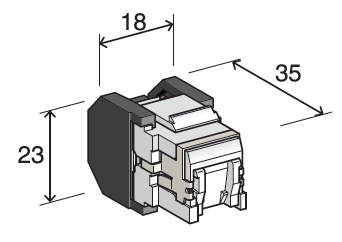 מבט מלפנים - שקע קיסטון 3M מקורי CAT6 RJ45 FTP