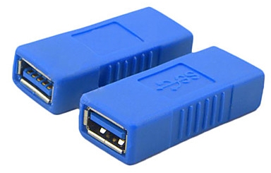 מתאם (מופה) USB-3.0 נקבה-נקבה
