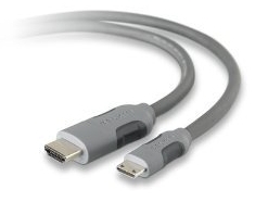 כבל איכותי מיני HDMI ל-HDMI תוצרת Belkin