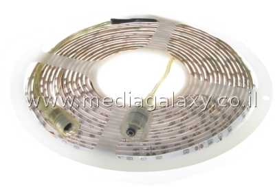 פס לדים SMD3528 מוגן מים IP54 אורך 5 מטר אור לבן