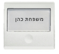 לחצן פעמון  לבן 2 מודול לגוויס System