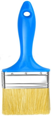מברשת צביעה מקצועית עם שערות בהירות