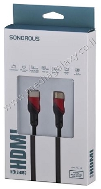 כבל HDMI-1.4 מקצועי  תוצרת Sonorous