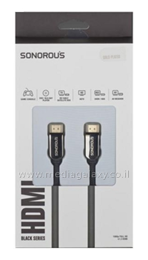 כבל HDMI-1.4 מקצועי תוצרת Sonorous