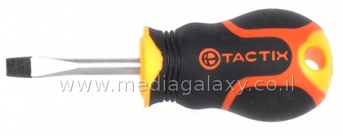 מברג שטוח 5x38 מקצועי תוצרת TACTIX דגם 205007