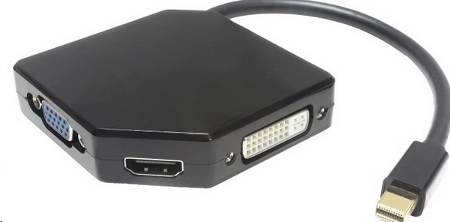 מתאם mini Displayport ל- HDMI + DVI + VGA