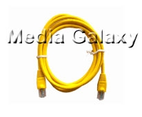 כבל רשת צהוב RJ45 מסוכך FTP באורך 10 מטר CAT6