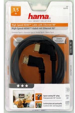 כבל HDMI מקצועי תומך Ultra HD 4K תוצרת HAMA