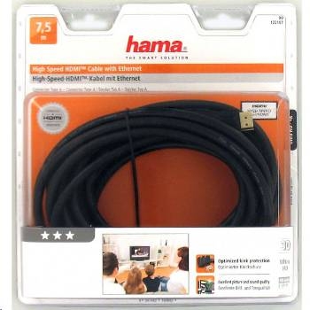 כבל HDMI איכותי תומך Ultra HD 4K תוצרת HAMA