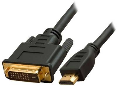 כבל איכותי mini HDMI ל- DVI אורך 1.8 מטר