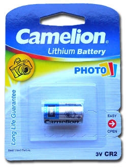 סוללת ליתיום CR2 תוצרת Camelion למצלמה