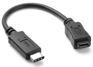 כבל מתאם USB Type C לחיבור micro B