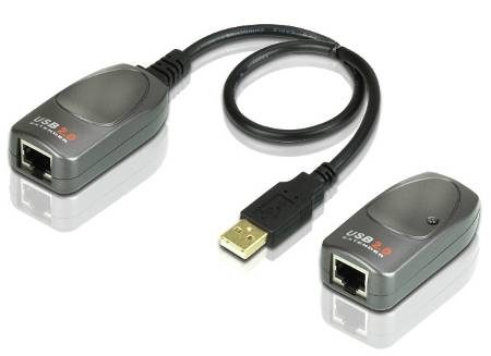 מרחיק USB-2.0 על כבל רשת עד 60 מטר
