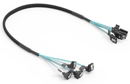 צמת כבלים SATA-III לחיבור כוננים ללוח אם