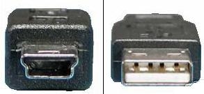 מתאם USB למיני USB (טרפז) עם 5 פינים