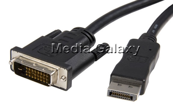 כבל דיגיטלי עם חיבור Displayport ל-DVI