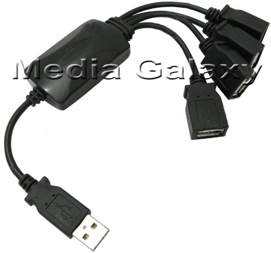 מפצל USB איכותי עם כבלים לנוחות מירבית דגם HUB-078